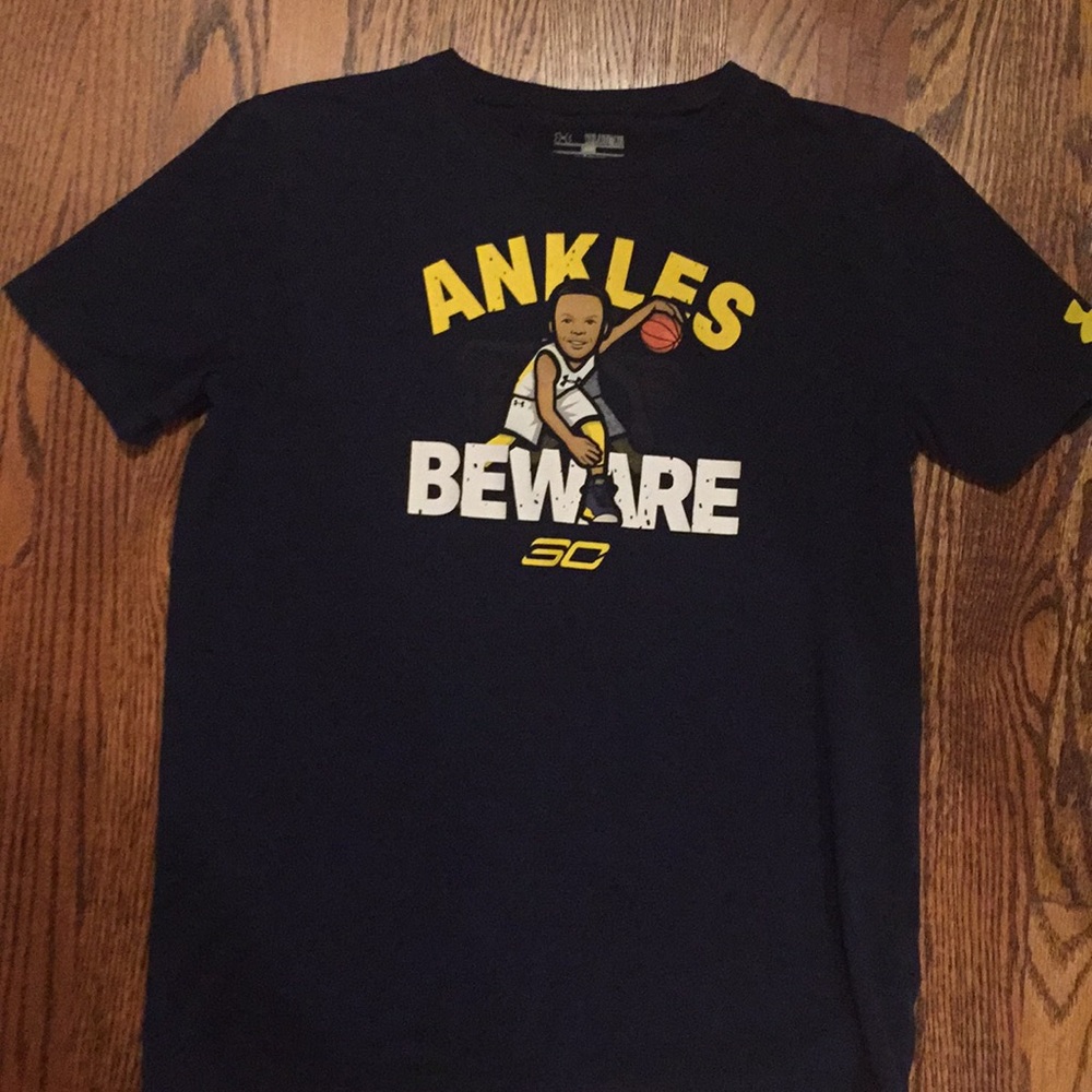 STEPH CURRY UA ANKLES BEWARE TEE